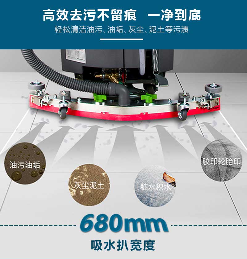 無人手推電動洗地機GX-580W型_05